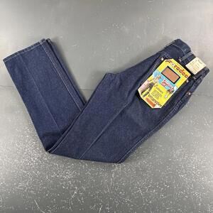 VTG Wrangler Jeans Womens 30x32 Blue Dark Wash Cowboy Cut 13MWZ NWT USA Made 90s